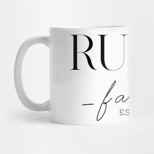 Ruben Family EST. 2020, Surname, Ruben Mug